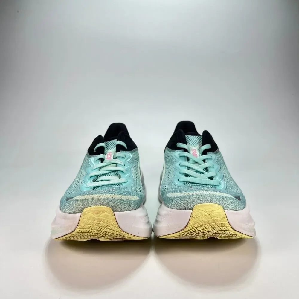 HOKA Bondi 9 Blue Spark Mint Fluorite Running Shoes 1162012 BTF Women's Size 10B - Picture 2 of 10